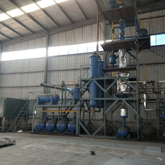 轮胎油塑料油蒸馏设备 轮胎油塑料油蒸馏设备