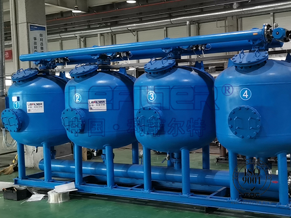 四罐并联浅层砂过滤器 四罐并联浅层砂过滤器